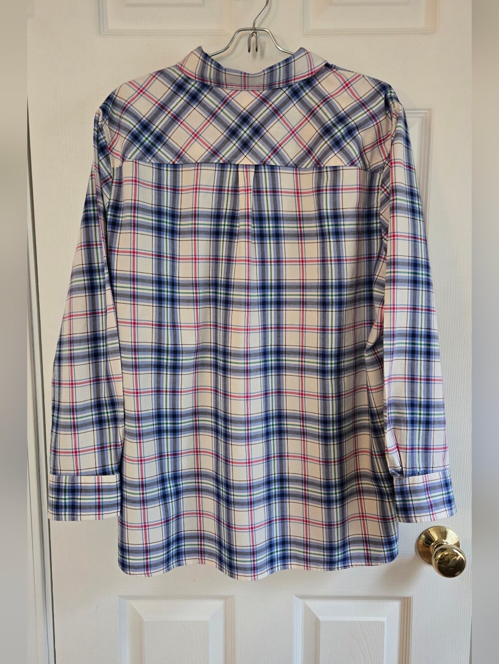 Talbots Plaid Shirt 2X - Picture 3 of 8